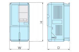 安川電機インバータG7シリーズの図面