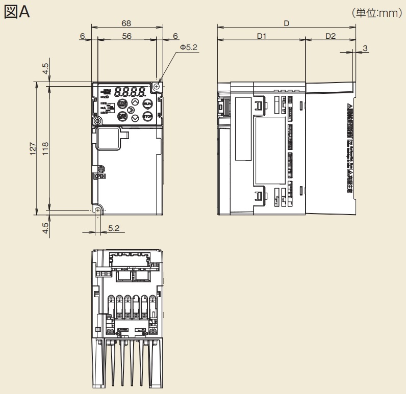 贅沢 富士電機 （長期欠品中） インバータ 高性能・スタンダード形インバーター 0.2kW 200V 単相 Aceシリーズ (三相モーター制御用)  FRN0.2E2S-7J コントローラ