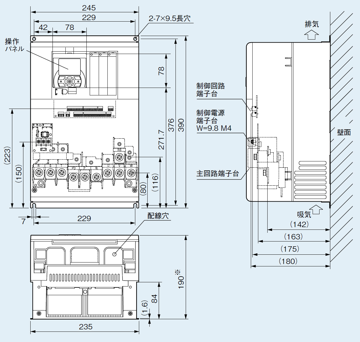 SjシリーズP1の図面