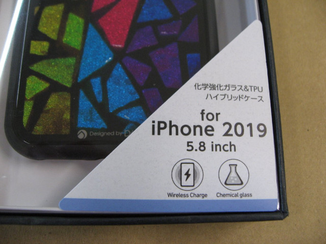 IO DATA(アイオーデータ) DEFF iPhone 11 Pro 5.8インチ用  HYBRID CASE Etanze 化学強化ガラス＆TPU複合素材ケース ステンドグラス1 BKS-I｜seven-star｜02