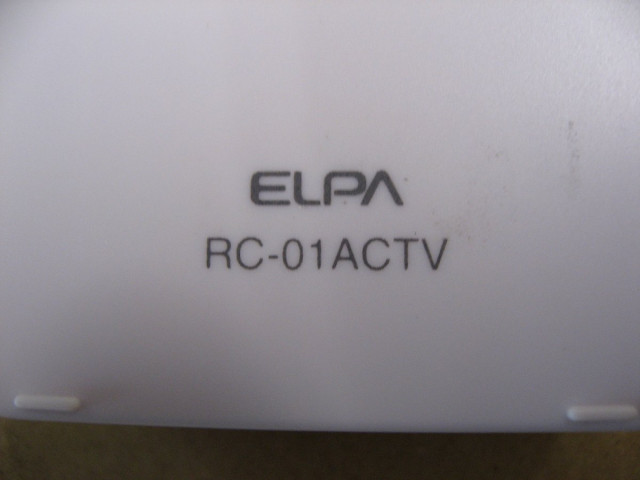【ジャンク品、動作せず、液晶表示出ない】 ELPA　両面マルチリモコン ホワイト RC-01ACTV｜seven-star｜03