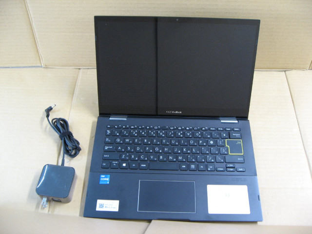 【ジャンク品、展示品、OSなし】ASUS エイスース ノートパソコン VivoBook Flip 14 TP470EA-EC492WS｜seven-star