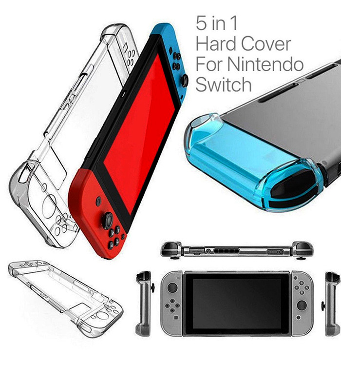 Nintendo Switch 本体 + Joy-Con 4個 + 保護ケース ニンテンドウスイッチ ハードケース カバー ケース 保護 Joy-Con