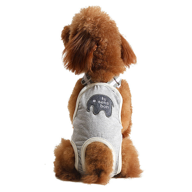 犬 サニタリーパンツ マナーパンツ マナーウェア 象 服 オムツカバー ドッグウェア 犬の服 しつけ マーキング防止 トイレ 介護