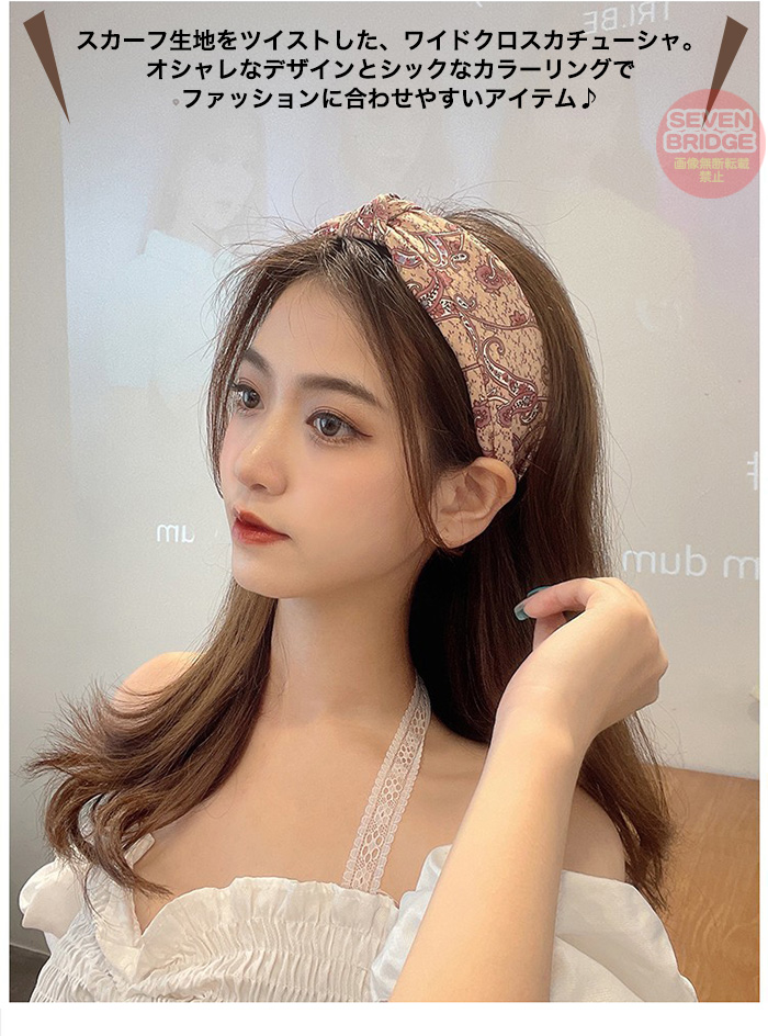● レネレイド ビジュー ヘアアクセサリー ヘアーバンド 鳥 葉 org.jpg