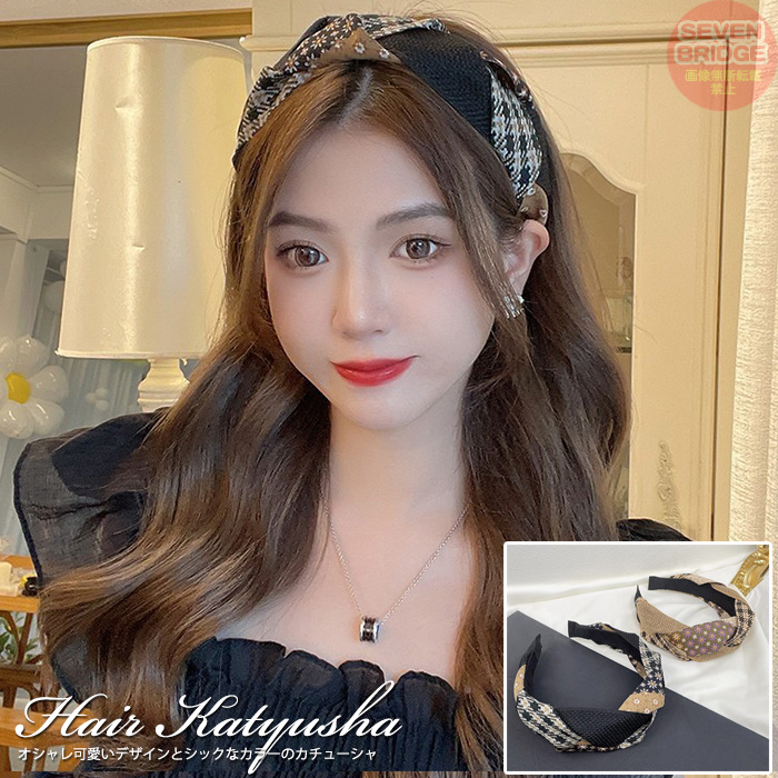 SOPHIA バンダナとアクセサリーほか　まとめ売り 楽天市場】リボン耳付き バンダナ柄 ヘアバンド最大幅7.5cm 長さ48.5cm