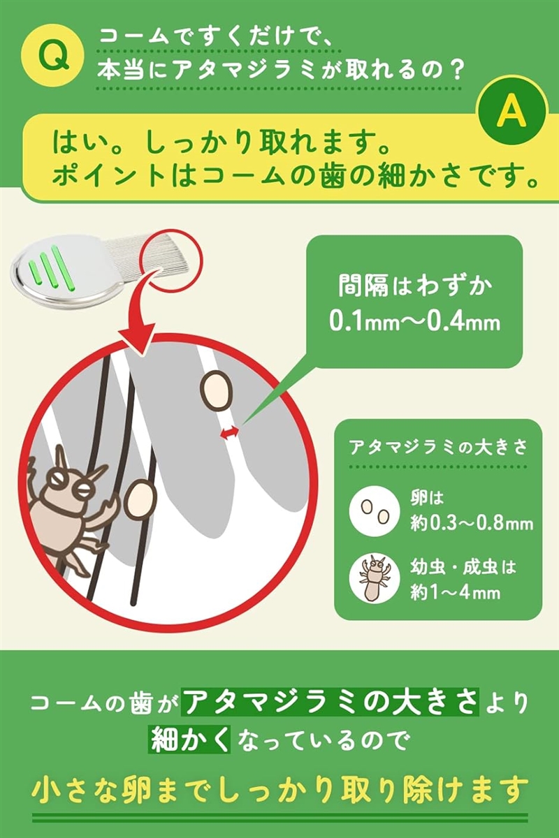 シラミ 専用 くし アタマジラミ 駆除 コーム 3点セット ケース付き シラミとり シャンプー と併用できる lice removal :  2b24j23crf : セブンリーフ - 通販 - Yahoo!ショッピング