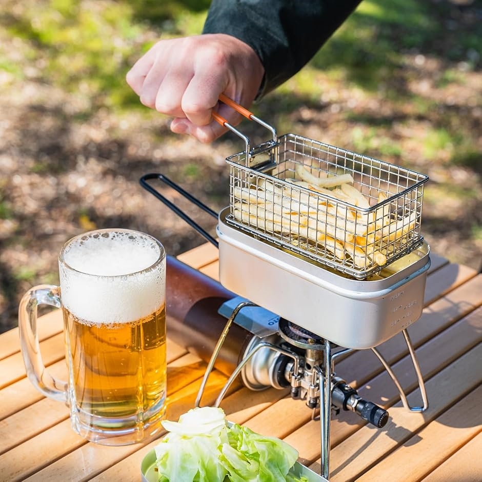 メスティンぴったりザル フライヤー 唐揚げフライバスケット