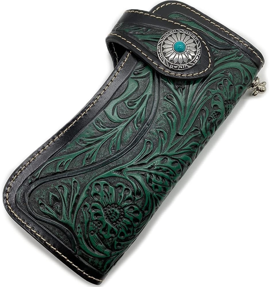 長財布 ケープシール(オットセイ革) サドルレザーウォレット DIABOLIC