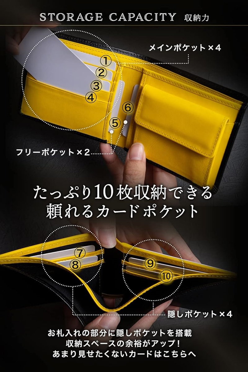 財布 メンズ 2つ折り 二つ折り イタリアンレザー クリスマス 本革 二つ折り財布 ふたつおり財布 6 MDM( ネイビー) | ブランド登録なし | 01