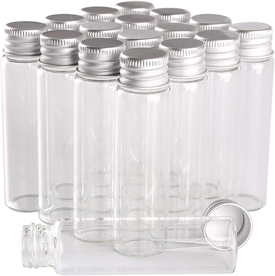 瓶 ミニボトル ガラス瓶 小分けボトル 容器 ビン 小瓶 小物 調味料ボトル ガラスボトル 20本セット 20ml