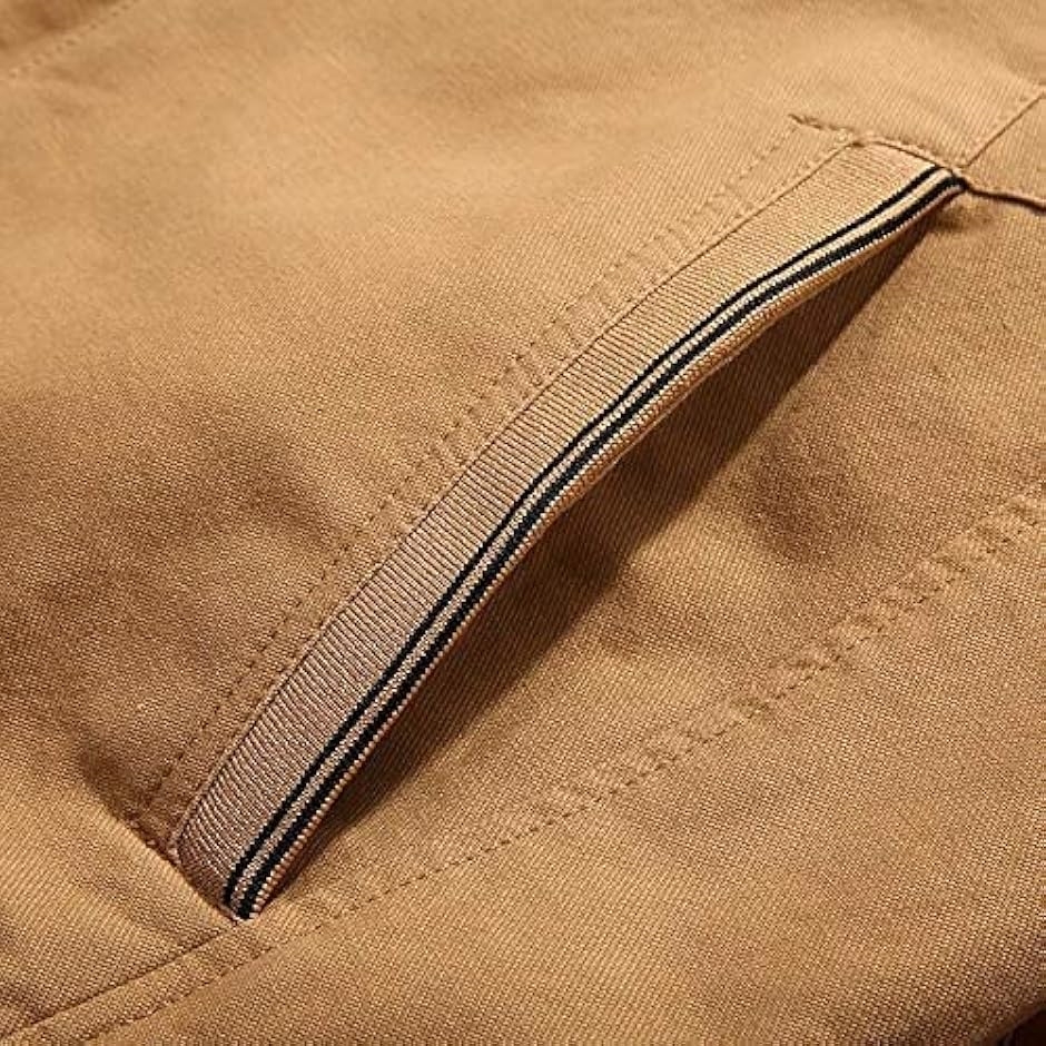 アスペルシオ ブルゾン ジップ ノーカラー ジャンパー メンズ ジャケット( オフブラック,  2XL) | ブランド登録なし | 04
