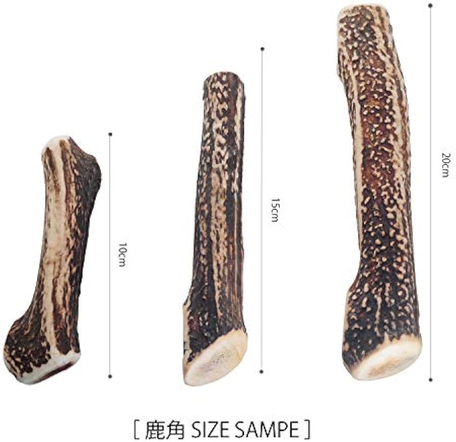 鹿の角 犬 おもちゃ 無添加 おやつ エゾジカ 国産 ガム デンタルケア 中型犬 15cm(中型犬 15cm) | ブランド登録なし | 01