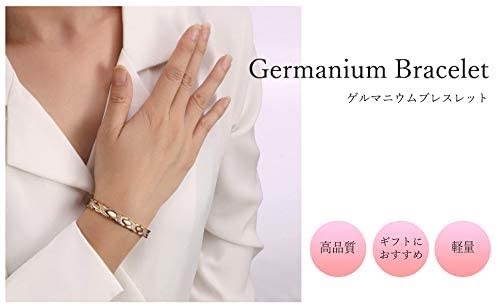 メルキュールジュエリー専門店 ゲルマニウム ブレスレット ステンレス 磁気純度９９．９９％ キュービックジルコニア使用(シルバー) | ブランド登録なし | 06