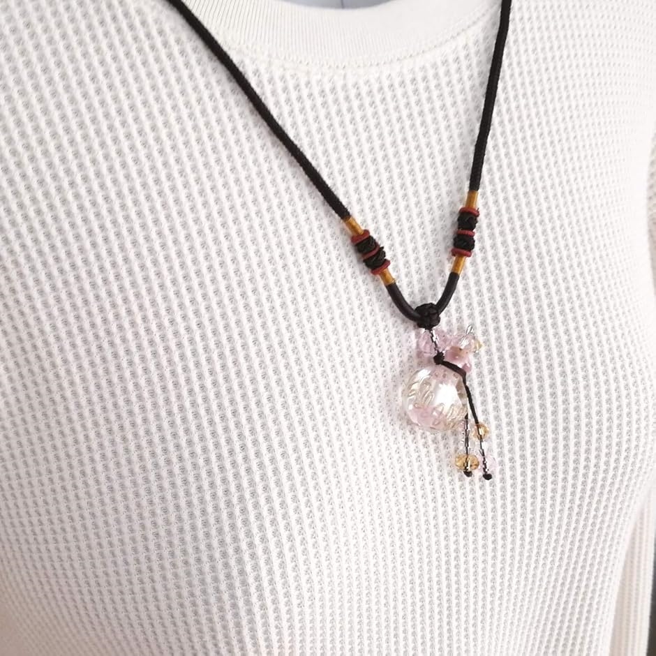 香水 ペンダント ネックレス アロマペンダント レディース アクセサリー フレグランスボトル 瓶 Pink( ピンク) | ブランド登録なし | 01