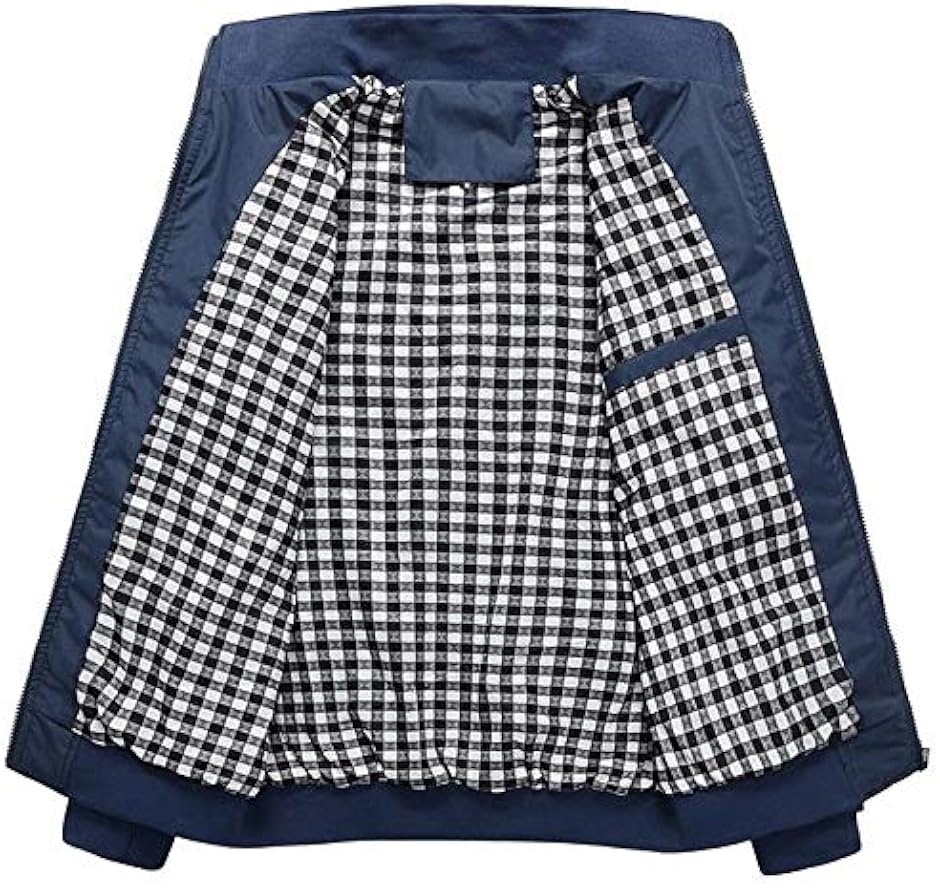 アスペルシオ ミリタリー カラー ブルゾン ジップ ジャンパー メンズ 緑色( カーキ,  XL) | ブランド登録なし | 06