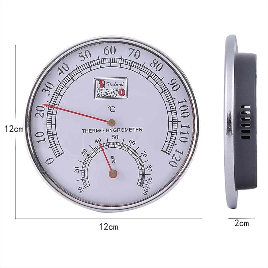 温湿度計 アナログ 自立式 温度計 サウナ レトロ 壁掛け(1個) :2B8KXVLV8S:セブンリーフ - 通販 - Yahoo!ショッピング