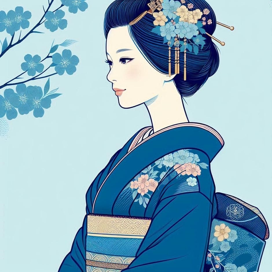 着物収納ケース 3枚組 たとう紙デザイン 通気性の良い 厚手 不織布製 小窓付 大きく開くファスナー式 3方開き 改良 保管袋 MDM(藍色) | ブランド登録なし | 08