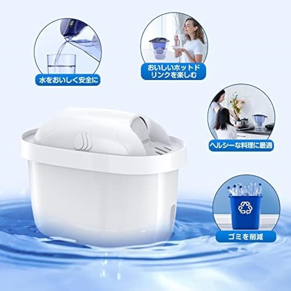 社外互換品 カートリッジ 浄水ポット用 ブリタ 交換用 マクストラ BRITA MAXTRA 高除去 MDM( 10個セット,  10個セット) | ブランド登録なし | 04
