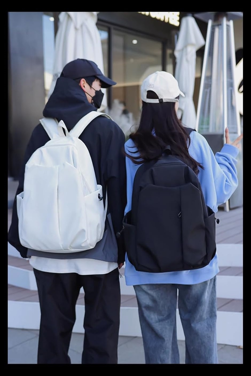 軽量リュック レディース 軽い 通学 学生 高校生 通勤 スクールリュック 韓国リュック 大容量(ブラック,  Free Size) | ブランド登録なし | 05