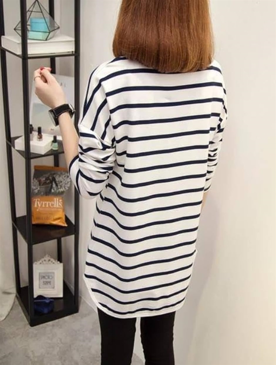 エンプティオ ショート オリジナル オーバー トレーニングシャツ ジャージ ジョギング フィットネスウェア(ホワイトボーダー,  L) | ブランド登録なし | 05