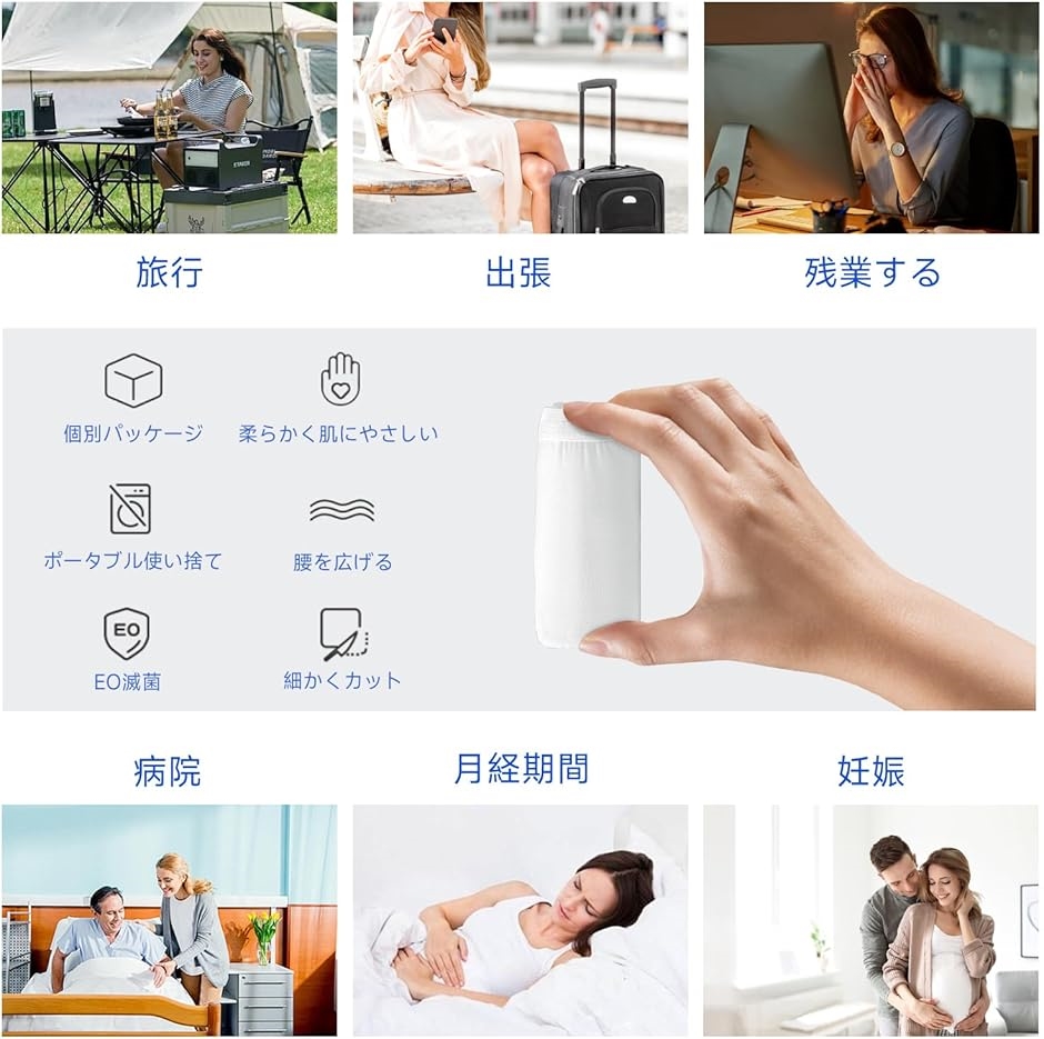 女性用使い捨てパンツ旅行防災入院 介護 産後 ショーツ レディース下着出張 便利グッズ MDM(30枚入,  L RegularR) | ブランド登録なし | 05