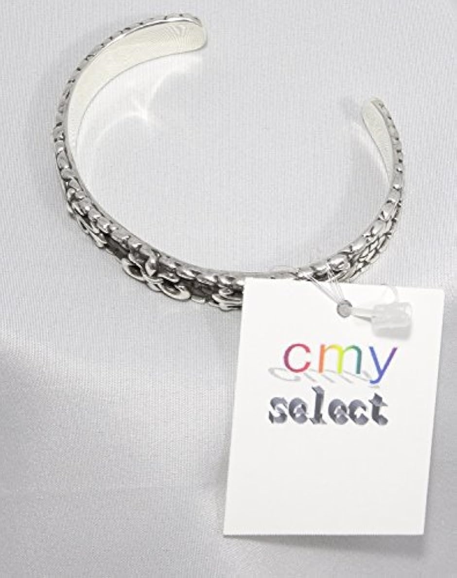 c my select バングル シルバー 925 メンズ ブレスレット ユリの紋章