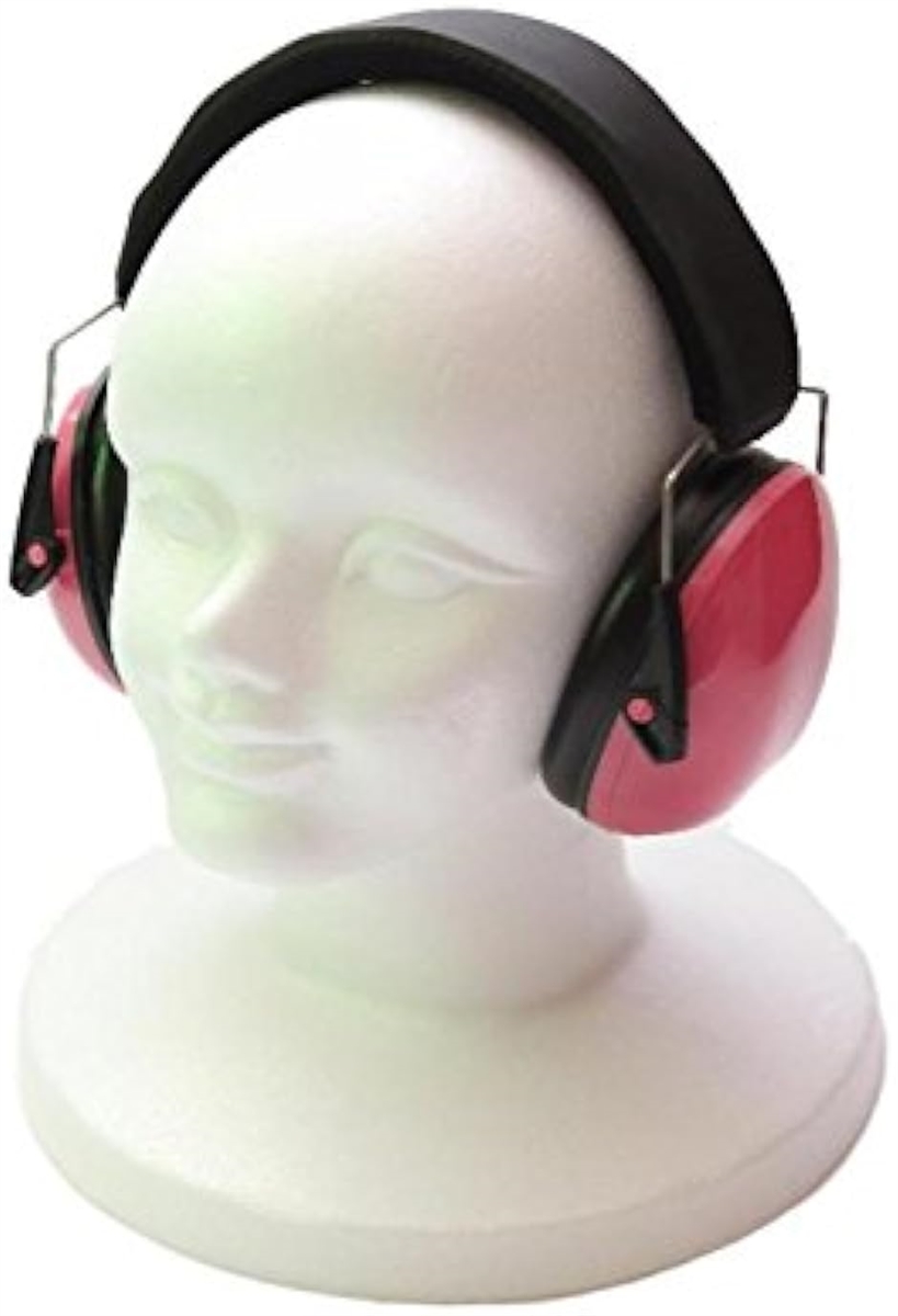 キッズ イヤーマフ こども 防音 遮音 騒音 耳栓 プロテクター( ピンク)
