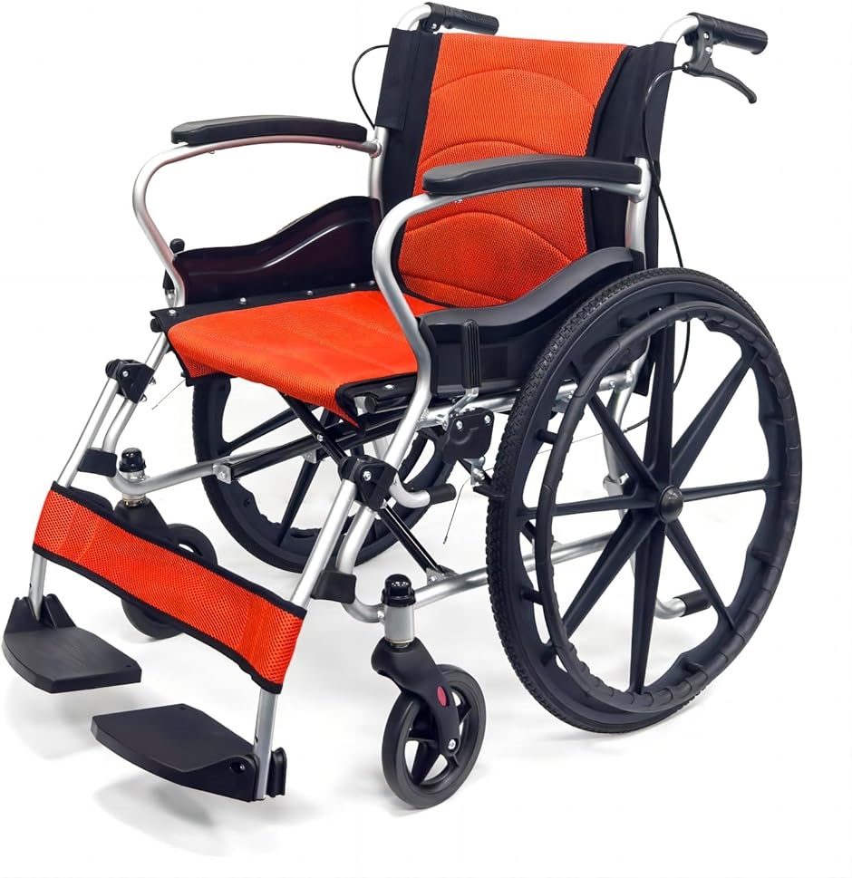 車椅子 自走式車イス 自走兼介助用車椅子 アルミ製 折りたたみ 自用と