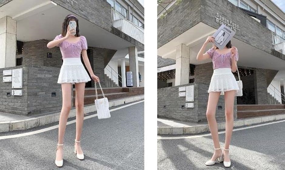 プリーツ ミニ スカート 薄手 マイクロ 丈 レース かわいい ハイ