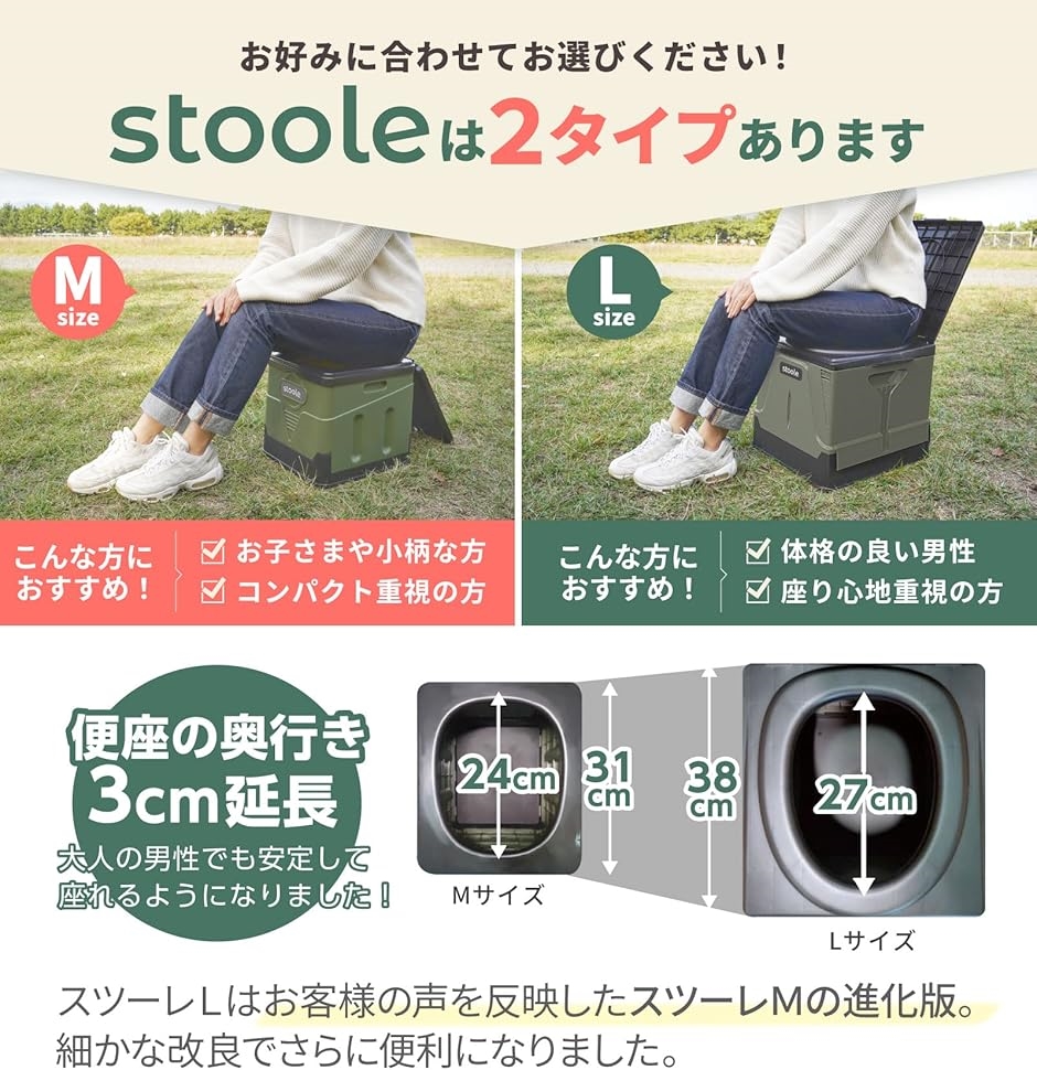 防災グッズ大賞2024受賞 スツーレR 簡易ト...の詳細画像5