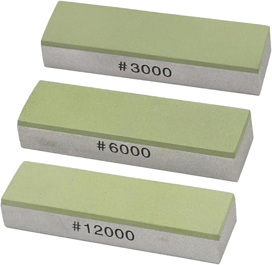 ダイヤモンド砥石 #3000#6000#12000 仕上げ 刃物 ダイヤプレート セット | ブランド登録なし