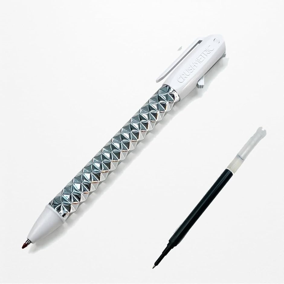 《 替芯付き 》CRUSHMETRIC SwitchPen クラッシュメトリック スイッチペン 変形ペン ボールペン(シルバー)｜セブンリーフ