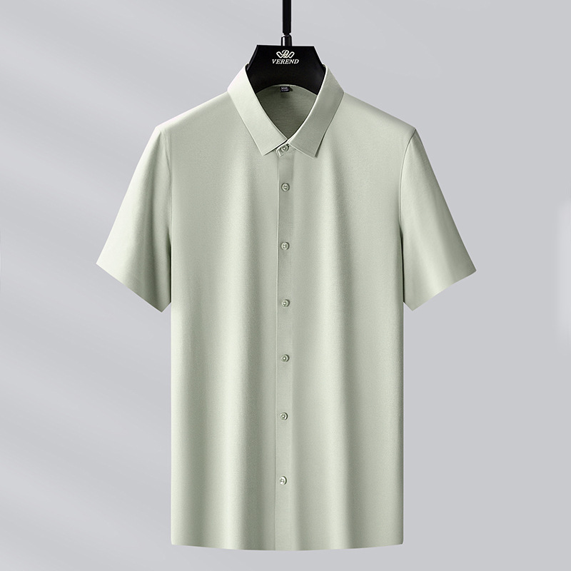 父の日 プレゼント ワイシャツ カジュアルシャツ メンズ 半袖 ドレスシャツ シルクシャツ ノーアイロン 形態安定 ストレッチ 滑らかい 柔らかい 上質 ビジネス｜sevenplus｜03