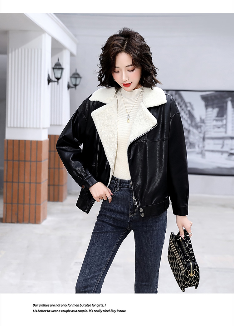 ホームアイホーム ジャケット ライダースジャケット PUレザー ボア