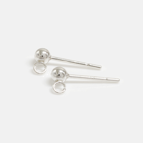 シルバー925 フープピアスφ0.7×25mm スターリングシルバー USPHO-25 5