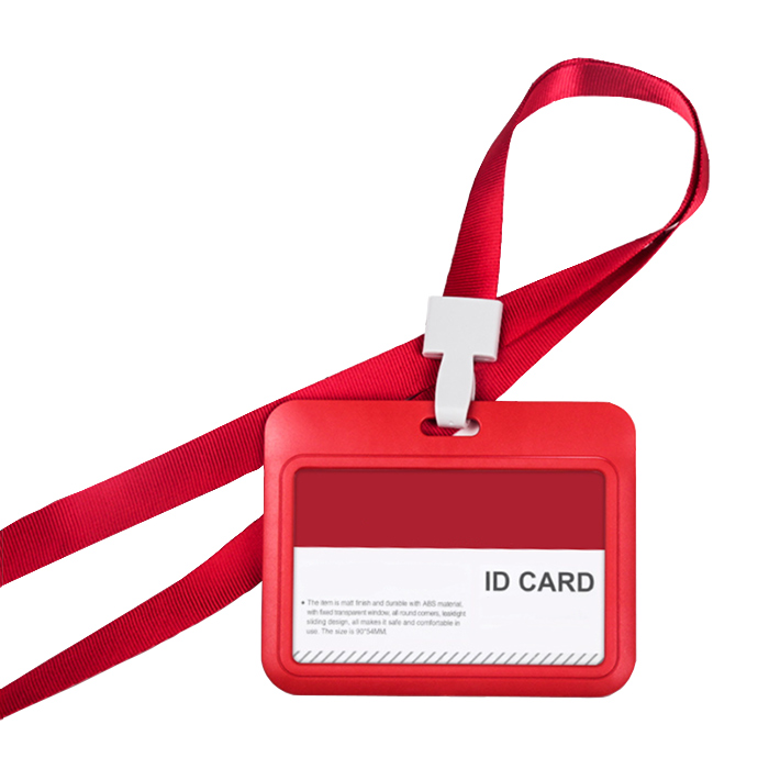 IDカードケース ネックストラップ付き 名札ホルダー 縦型 横型 社員証 入館証 薄型 通勤 通学 レディース メンズ ネームホルダー 首掛け 吊り下げ名札 |  | 01