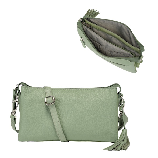 イマイバッグ QUAY ショルダーバッグ お財布 ショルダー レデイース お財布ポシェット ナイロン 本革 軽量の画像
