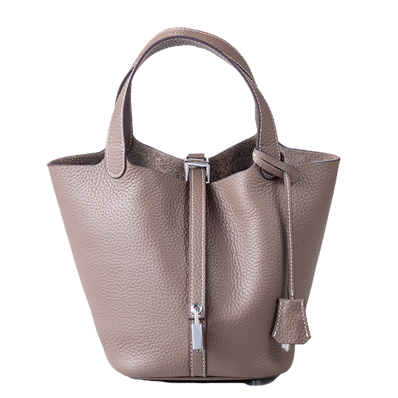 【シルバー金具】 イマイバッグ ハンドバッグ レディース バケツバッグ 本革 キューブバッグ Sサイズ PM Rennesの画像
