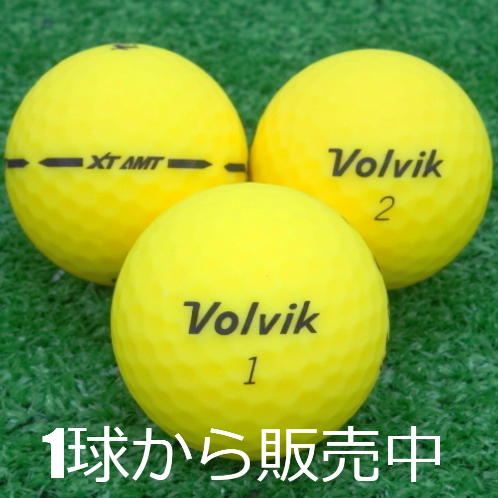 ロストボール VOLVIK ビビッド XT AMT マットイエロー 1個 中古 Aランク 黄色 ボルビック VIVID ゴルフボール