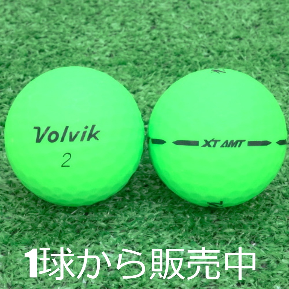 ロストボール VOLVIK ビビッド XT AMT マット グリーン 1個 中古 A