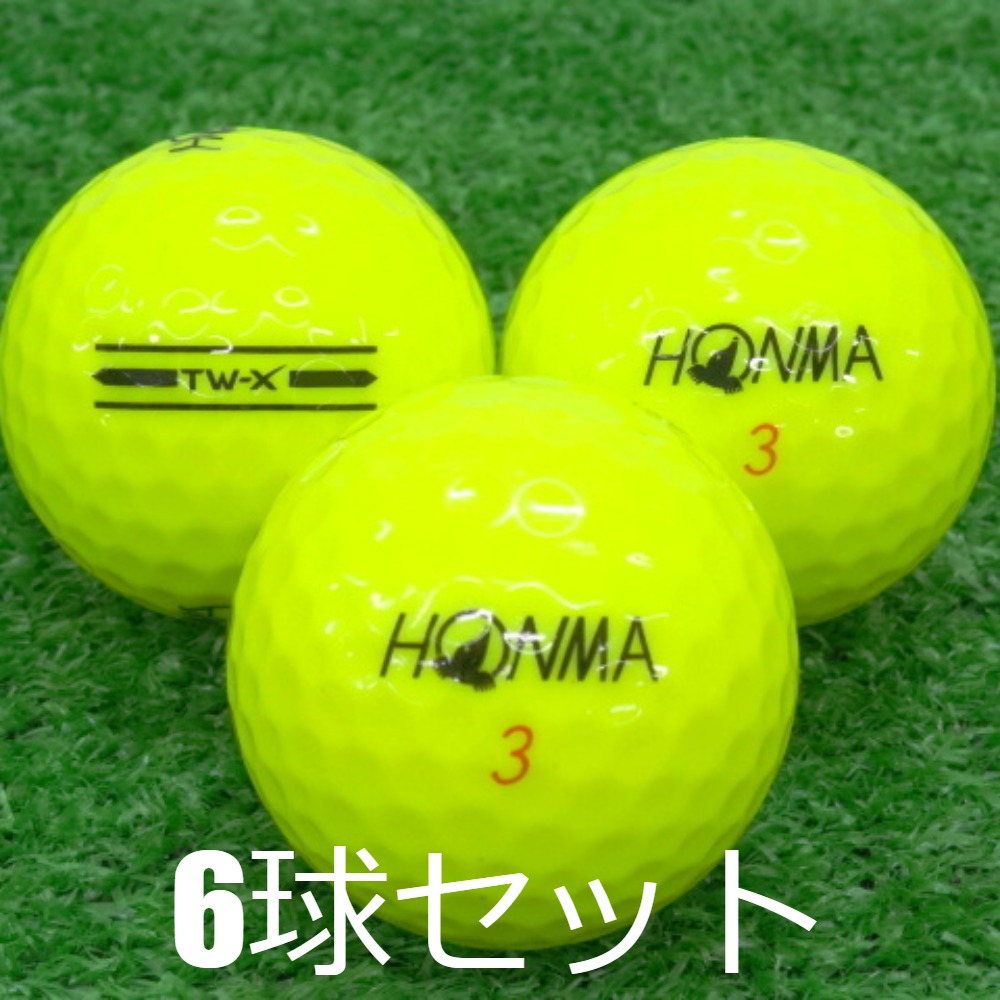 HONMA TW-X 新品 イエロー 34球 ボール,TW-Xボール (2024年モデル・スリーブ単位) | HONMA直営