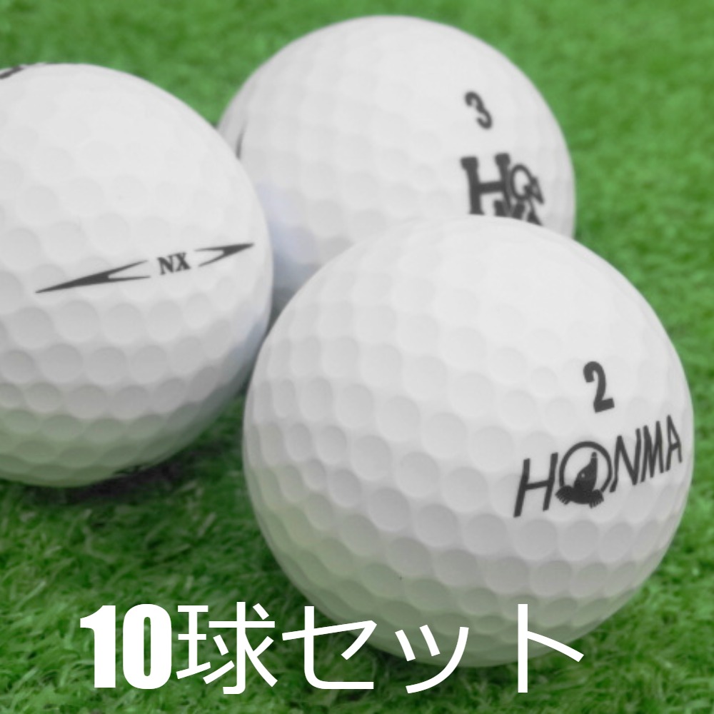 HONMA GOLF（本間ゴルフ） ロストボール ホンマ NX ホワイト 10球