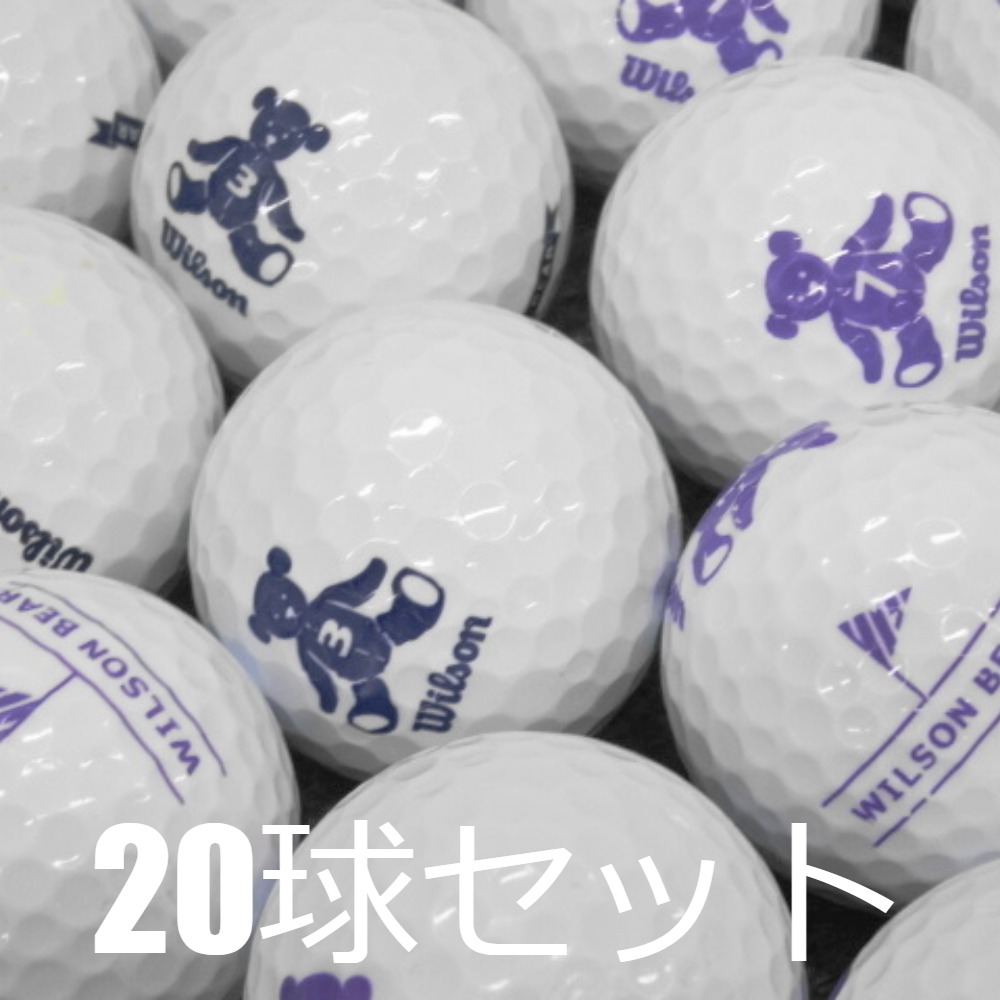 Wilson（ウイルソン） ロストボール ゴルフボール Wilson Bear