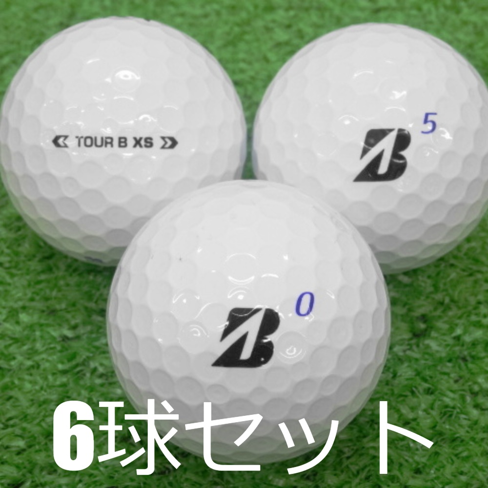 ブリヂストン ゴルフボール TOUR B XS ホワイト 全33個 TOUR B ロストボール ゴルフボール BRIDGESTONE 2024 XS ホワイト 6球