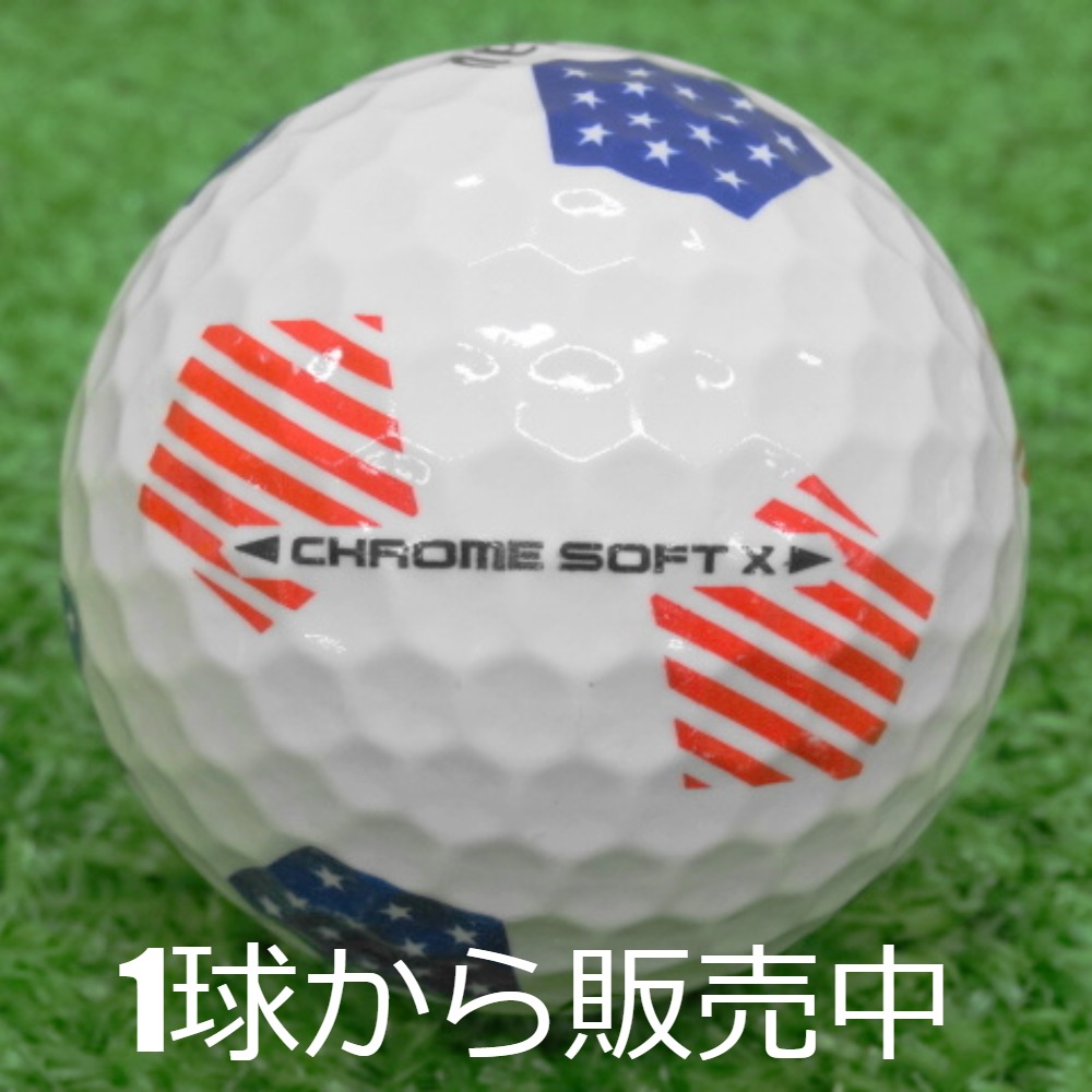 Callaway CHROME SOFT  24球【6球新品】ロストボール キャロウェイゴルフ CHROME SOFTシリーズ 年代混合（サッカー