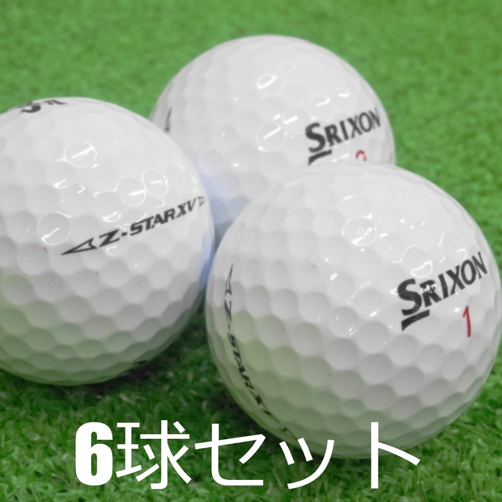 【S123】SRIXON Z-STAR 白 23年 ロストボール 24球 Z-STAR ロストボール ゴルフボール SRIXON 2023 XV ホワイト 6球
