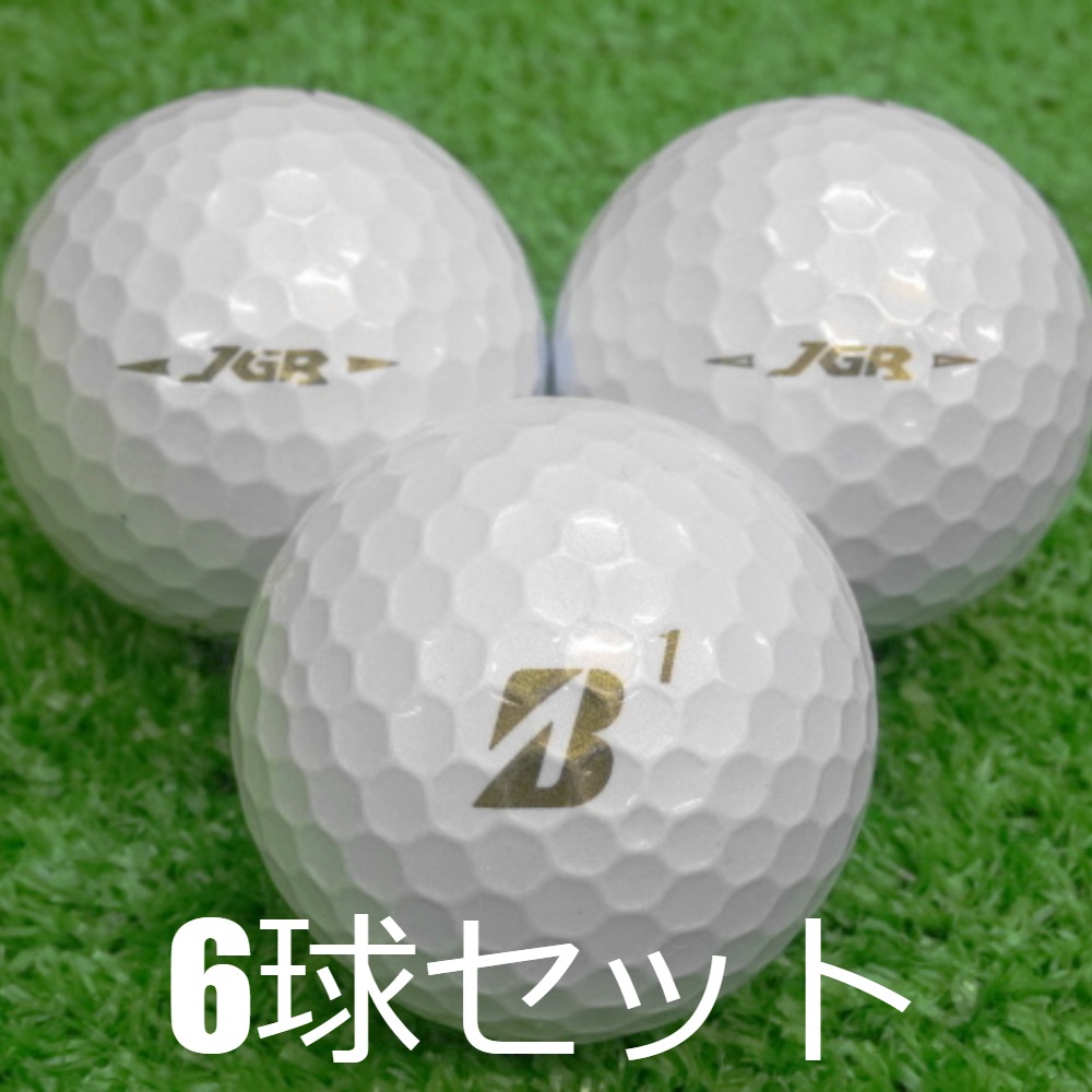 TOUR B ロストボール ゴルフボール BRIDGESTONE JGR パールホワイト 6
