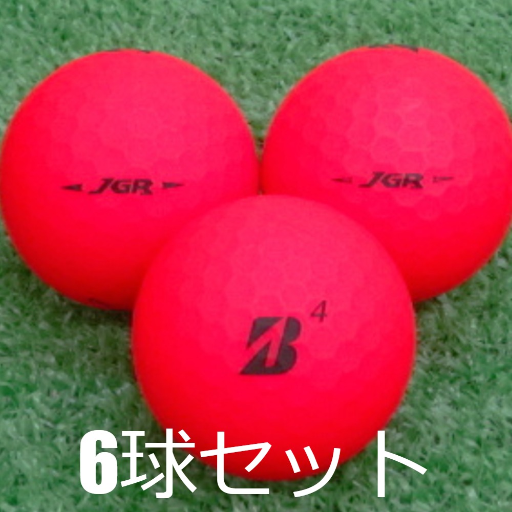 ロストボール ブリヂストン TOUR B JGR マットレッド 6球セット 中古 B