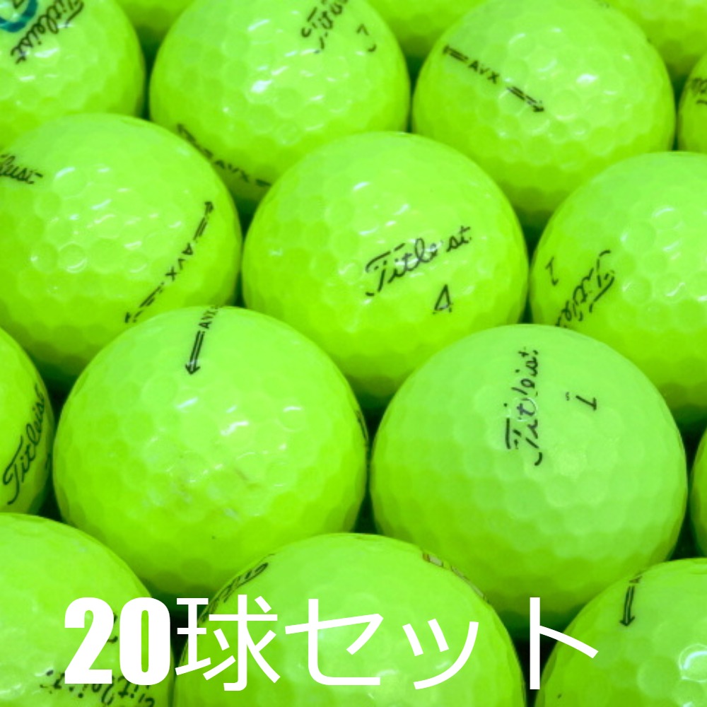 Titleist AVX 2022 ゴルフボール（イエロー） 4箱セット Titleist AVX 2022 ゴルフボール（イエロー） 4箱セット NEW
